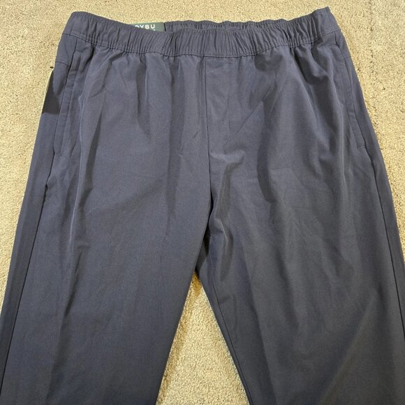 NWT Soybu Men's Woven Performance Jogger Pants Navy Blue Size XL 4 Way Stretch - Picture 3 of 9